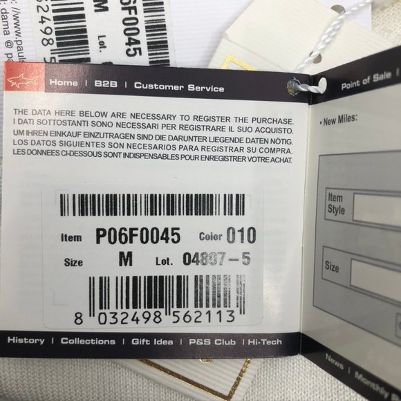 Rare Paul & Shark Yachting Bedazzled Sweater NWT - Picture 7 of 8